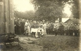 * T2 ~1916 Brosteni, Brosceni; Orosz Tábori Mise / Russian Military Field Mass. Photo - Non Classés