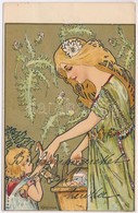 T2/T3 1901 Christmas / Polish Art Nouveau Litho Postcard S: Kieszkow - Sin Clasificación