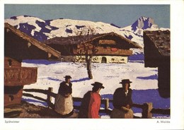 ** T2 Spätwinter. Verlag Alfons Walde, Kitzbühel, Tirol S: Alfons Walde - Ohne Zuordnung