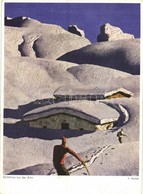 ** T2 Skifahrer Bei Der Alm. Verlag Alfons Walde, Kitzbühel, Tirol S: Alfons Walde - Sin Clasificación