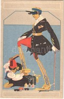 ** T1 U Solunu! / In Saloniki! Croatian Art Nouveau Litho Postcard. Caklovic S. VI-2. S: Ivo Tijardovic - Non Classés