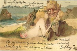 T2 1899 Cannes, L'Esterel Et Les Rochers De La Bocca F. Killinger & Faivret No. 126. / Mountain With A Human Face, Litho - Unclassified