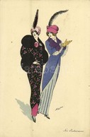 ** T1 Les Eclaireuses / Hat Fashion. French Art Postcard. B.G. Paris 575. S: Xavier Sager - Non Classés