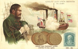 ** T2 Kossuth Lajos Tiszteletére Veretett Amerikai 18 érem Egyike; Kossuth Lajos Utazik Amerikába. Jelenetek Kossuth Laj - Sin Clasificación