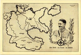 * T1/T2 1938 März 15. Ein Volk, Ein Reich, Ein Führer! Zum Gedenken An Die Heimkehr Der Osstmark Ins Reich / Adolf Hitle - Non Classificati