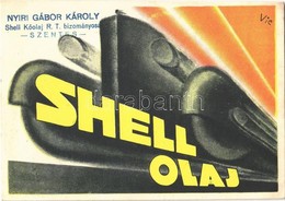 ** T2/T3 Shell Olaj. Shell Kőolaj Részvénytársaság Reklámlapja / Hungarian Petroleum Advertisement - Ohne Zuordnung