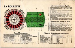 T2/T3 1936 La Roulette / Roulette Game. How To Stake? (EK) - Non Classés