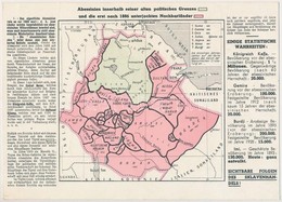 ** T2/T3 Abessinien Innerhalb Seiner Alten Politischen Grenzen Und Die Erst Nach 1886 Unterjochten Nachbarländer. Einige - Non Classés