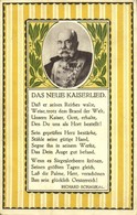 T2 Richard Schaukal: Das Neue Kaiserlied / Franz Joseph. Offizielle Karte Für Rotes Kreuz, Kriegsfürsorgeamt Kriegshilfs - Non Classificati