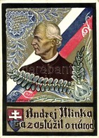 T2/T3 Andrej Hlinka (1764-1938), Sa Zaslúzil O Národ / Andrej Hlinka, Slovak Catholic Priest, Leader Of The Slovak Peopl - Non Classés