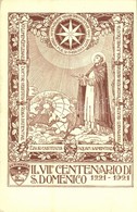 ** T2 Il VII. Centenario Di S. Domenico 1221-1921 / 5th Centenary Of S. Domenico. Art Nouveau, Floral - Sin Clasificación