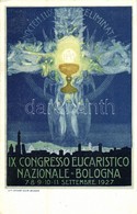 ** T2/T3 1927 IX Congresso Eucaristico Nazionale Bologna. Noctem Lux Eliminat / 9th National Eucharistic Congress (Rb) - Non Classés