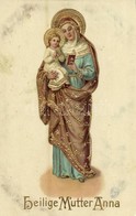 ** T2 Heilige Mutter Anna / Saint Anne (Mary's Mother). HWB Ser. 3340. Golden Litho - Ohne Zuordnung
