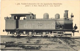 ** T1/T2 3/4 Gek. Tender-Lokomotive Für Die Japanische Staatsbahn / Locomotive Of The Japanese State Railways - Ohne Zuordnung