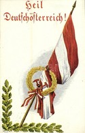 * T2 Heil Deutschösterreich! / Flag Of Republic Of German-Austria. B.K.W.I. 115/8. - Ohne Zuordnung