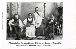** T1/T2 Ungarisches International Vokal Und Konzert-Ensemble. Kapellmeister: Alexander Stayr. (Gronstein) / Hungarian I - Non Classés