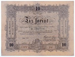 1848. 10Ft 'Kossuth Bankó' T:II- / Hungary 1848. 10 Forint 'Kossuth Bankó C:VF
Adamo G111 - Non Classés