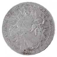 1783B Tallér Ag 'II. József' Körmöcbánya (27,86g) T:2,2- K. / 
Hungary 1783B Thaler Ag 'Joseph II' Kremnitz (27,86g) C:X - Unclassified