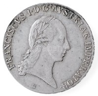 1824B Tallér Ag 'I. Ferenc' Körmöcbánya (28,06g) T:1-,2 Juszt.,kis Patina / 
Hungary 1824B Thaler Ag 'Franz I' Kremnitz  - Sin Clasificación