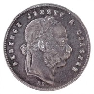 1869KB 1Ft Ag 'Ferenc József / Angyalos Címer' Körmöcbánya (12,31g) T:2,2- / Hungary 1869KB 1 Forint Ag 'Franz Joseph' K - Unclassified