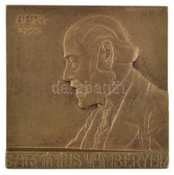 Körmendi Frimm Jenő (1886-1959) 1912. 'AET S LXXX - Dr. ARMINIUS VÁMBÉRY 1912' Egyoldalas Br Plakett (59x59,5mm/116,41g) - Non Classificati