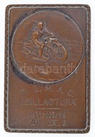 1928. 'B.É.M.A.C. Csillagtúra - Mátrafüred 1928. IX. 9.' Egyoldalas, Motoros Br Plakett (61x41mm/61,76g) T:2 / Hungary 1 - Zonder Classificatie