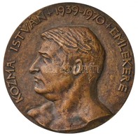 ~1970-1980. 'Kozma István 1939-1970 Emlékére' Egyoldalas öntött Br érem A Kétszeres Olimpiai Bajnok Birkózó Emlékére (91 - Zonder Classificatie