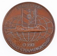 1987. 'Szeged 1987 / 0350 World Championship' Egyoldalas Br Emlékérem (61mm/99,05g) T:1- / Hungary 1987. 'Szeged 1987 /  - Zonder Classificatie