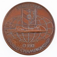 1987. 'Szeged 1987 / 0350 World Championship' Egyoldalas Br Emlékérem (61mm/99,05g) T:1- / Hungary 1987. 'Szeged 1987 /  - Non Classés