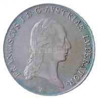 Ausztria 1818V Tallér Ag 'I. Ferenc' Velence (27,94g) T:2 Kis Ph. / 
Austria 1818V Thaler Ag 'Franz I' Venice (27,94g) C - Ohne Zuordnung