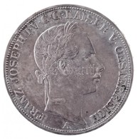 Ausztria 1857A Tallér Ag 'Ferenc József' (18,52g) T:1- Ph / Austria 1857A Thaler Ag 'Franz Joseph' (18,52g) C:AU Edge Er - Ohne Zuordnung