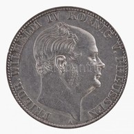 Német Államok / Poroszország 1860A Tallér Ag 'IV. Frigyes Vilmos' (18,52g) T:1-,2 Patina / German States / Prussia 1860A - Ohne Zuordnung