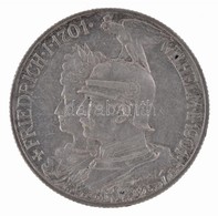 Német Államok / Poroszország 1901A 2M Ag '200 éves A Királyság' (11,14g) T:1- / German States / Prussia 1901A 2 Mark Ag  - Ohne Zuordnung