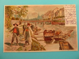 STRASBOURG  ILL MIT FISCHMARKT 1903 - Wasselonne