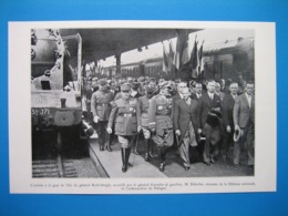 (1936) Paris. Arrivée à La Gare De L'Est Du Général RYDZ-SMIGLY, Accueilli Par Le Général Gamelin - Non Classés