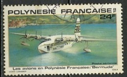Polynésie Française - Polynesien - Polynesia Poste Aérienne 1979 Y&T N°PA148 - Michel N°F296 (o) - 24f Hydravion Bermuda - Usados