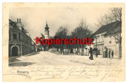 Wien - Grinzing Ca. 1900 - Nach Reichenberg, Böhmen - Grinzing