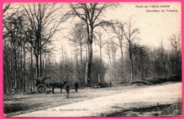 Forêt De L' Isle Adam - Carrefour Du Tremble - Calèche - Attelage - Animée - Edit. FREMONT - L'Isle Adam
