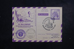 AUTRICHE - Entier Postal Par Ballon En 1975 , Cachets Plaisants , à Voir - L 44368 - Par Ballon