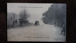 CPA CIRCUIT D AUVERGNE COUPE GORDON BENNET 1905 ROUTE DE LA BARAQUE SOUS LA ROCHE PERCEE AUTO VOITURE DE COURSE - Rally's