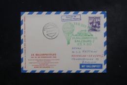 AUTRICHE - Carte Par Ballon En 1960 , Cachets Plaisants , à Voir - L 44372 - Balloon Covers