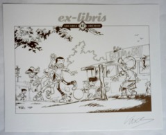 EX LIBRIS KRINGS LA RIBAMBELLE SIGNE XL Arcadia 42 Archief - Illustrators J - L