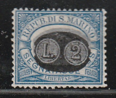 SAINT MARIN - TIMBRES TAXE N°45 Nsg (1931) 2L.s 10c Bleu - Segnatasse