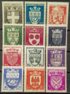 FRANCE 1942 - MNH/MLH - YT 553-564 - Complete Set! - Unused Stamps