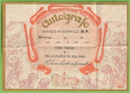 História Postal - Filatelia - Serviço Telegráfico - Telegraph - Philately - Natal - Christmas - Noel - Cartas & Documentos