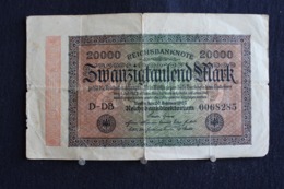 102 /  Allemagne,  [ 3] 1918-1933 : République De Weimar  Reichsbanknote  20000 Mark - 1923   /  N° 0068285 - 50 Mark