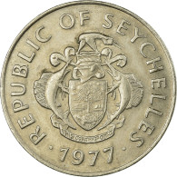 Monnaie, Seychelles, Rupee, 1977, British Royal Mint, TB+, Copper-nickel, KM:35 - Seychelles
