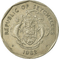 Monnaie, Seychelles, 5 Rupees, 1982, British Royal Mint, TB+, Copper-nickel - Seychelles