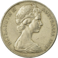 Monnaie, Australie, Elizabeth II, 20 Cents, 1970, Melbourne, TB+, Copper-nickel - Victoria