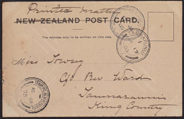 1905 TPO NEW PLYMOUTH CLYDE ST BALCLUTHA - Covers & Documents